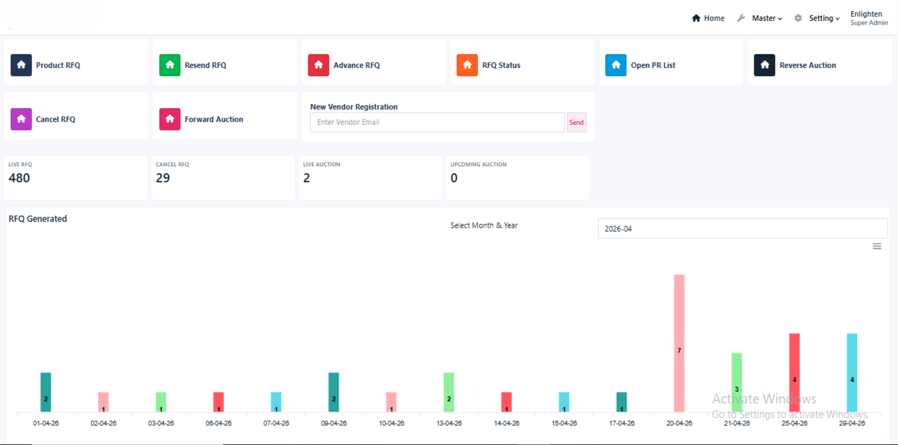 Procurement Dashboard