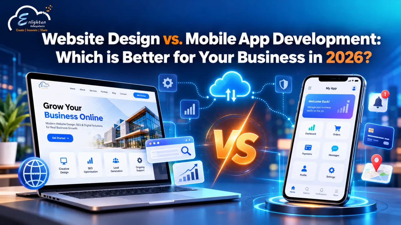 Website Design vs. Mobile App Development: Which is Better for Your Business in 2026?